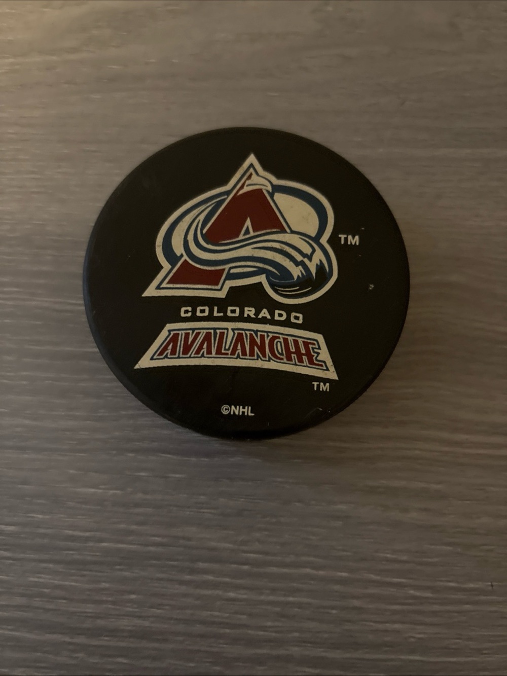 Colorado Avalanche Official NHL Hockey Souvenir Puck